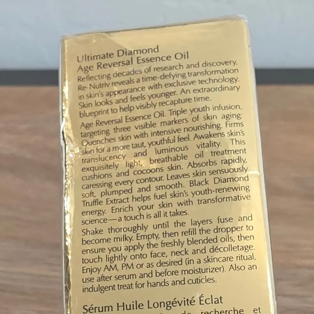 Estée Lauder Re-Nutriv Ultimate Diamond Age Reversal Skin Longevity Face Oil New